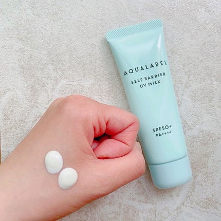 セルフバリア UV ミルク/アクアレーベル/乳液を使ったクチコミ(2枚目)