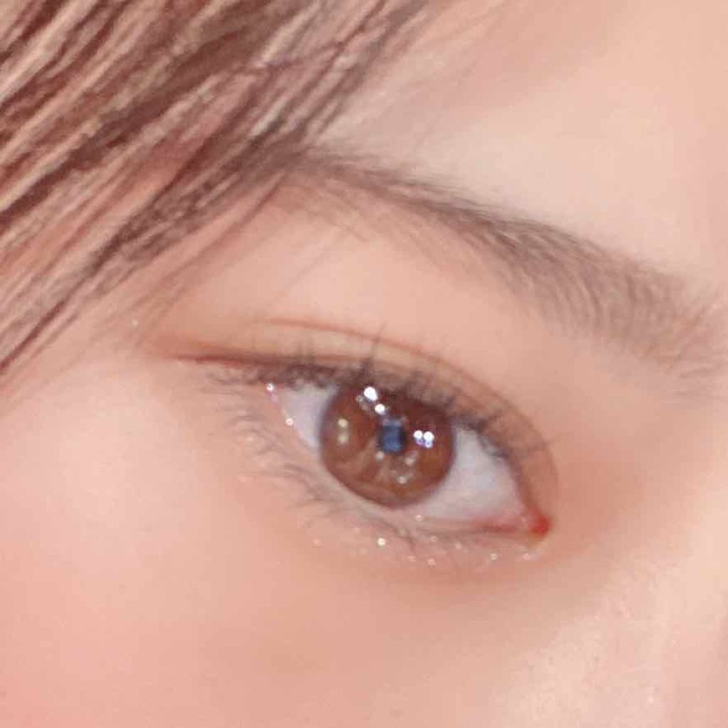 シングルカラーアイシャドウ 04 クリアラメ/CEZANNE/単色アイシャドウを使ったクチコミ（3枚目）