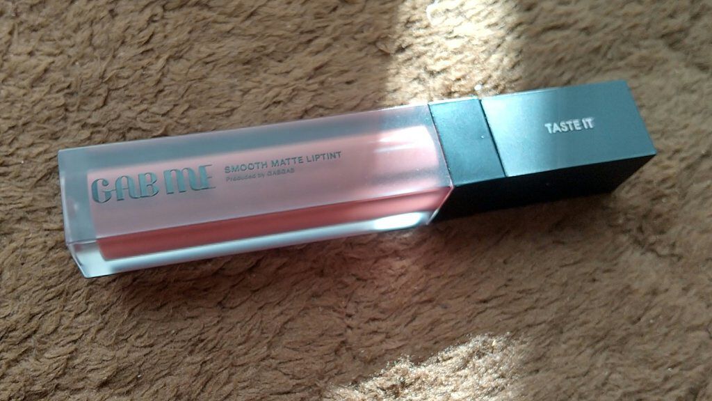 スムースマットリップティント 05 キドニーフィグ (スモーキーピンク)/GAB ME/リップティントを使ったクチコミ（3枚目）