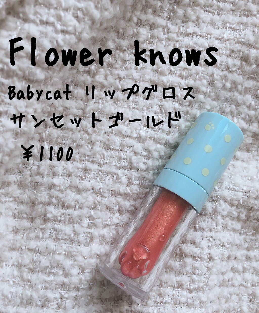 Babycat リップグロス/FlowerKnows/リップグロスを使ったクチコミ（3枚目）