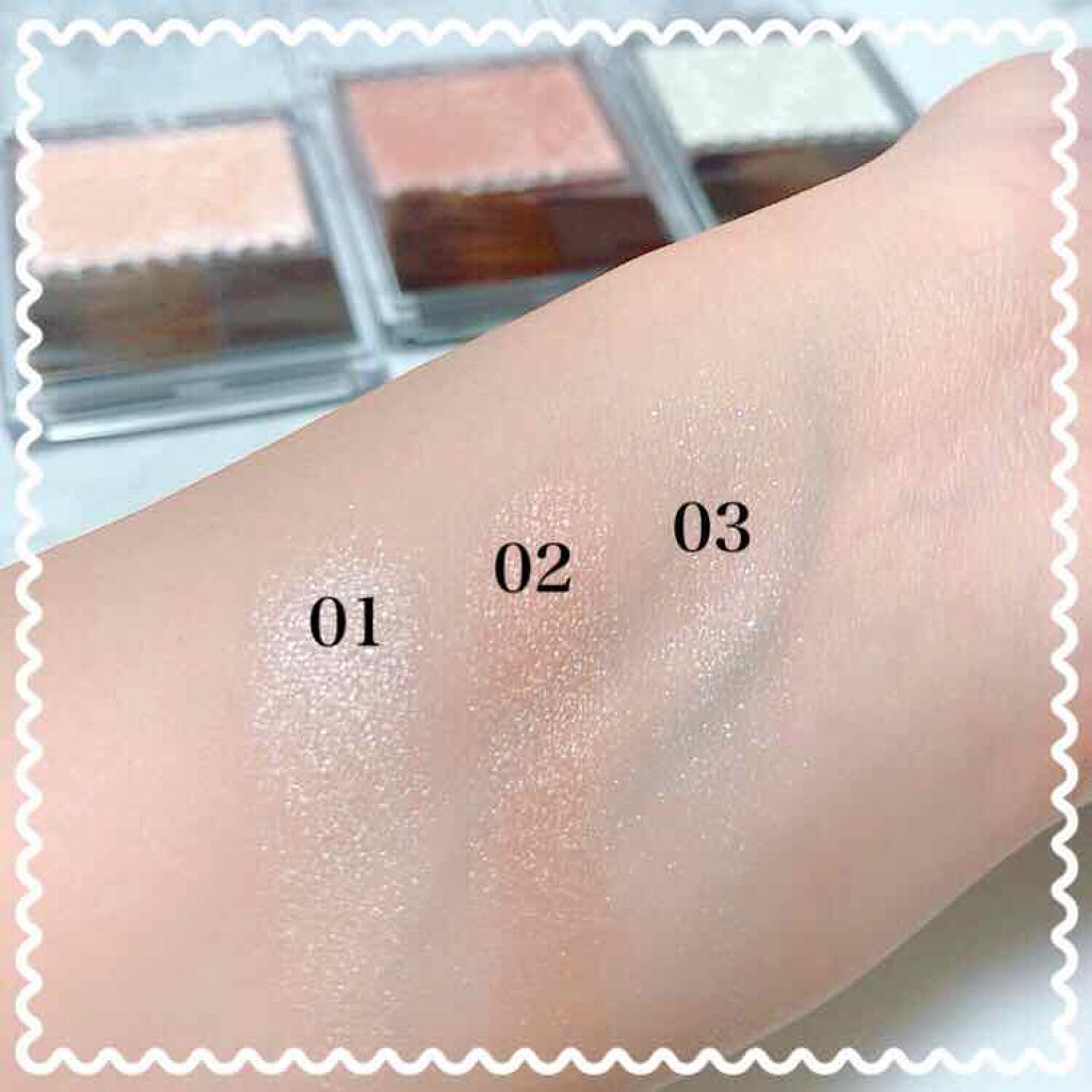 パールグロウハイライト/CEZANNE/パウダーハイライトを使ったクチコミ(3枚目)