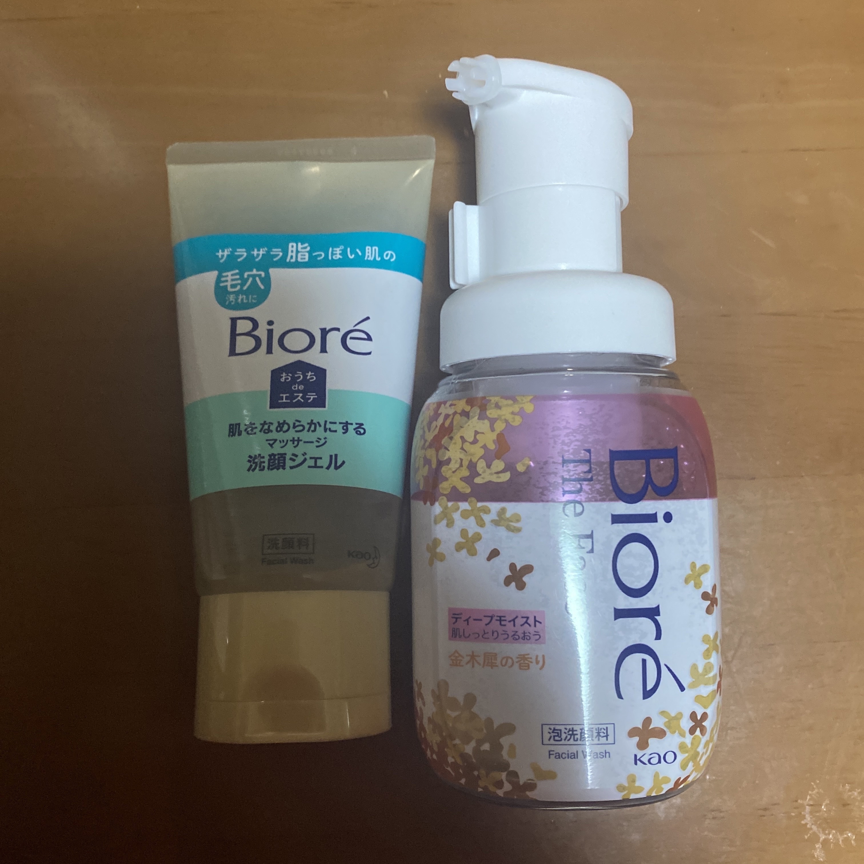ビオレ ザフェイス 泡洗顔料 ディープモイスト 金木犀の香り/ビオレ/泡洗顔を使ったクチコミ（1枚目）