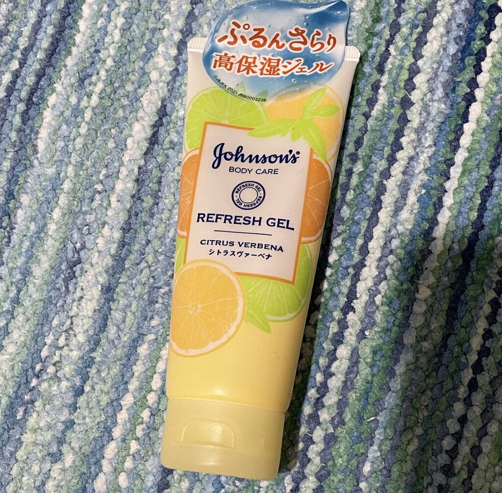リフレッシュジェル シトラスヴァーベナ/ジョンソンボディケア/ボディローションを使ったクチコミ（1枚目）