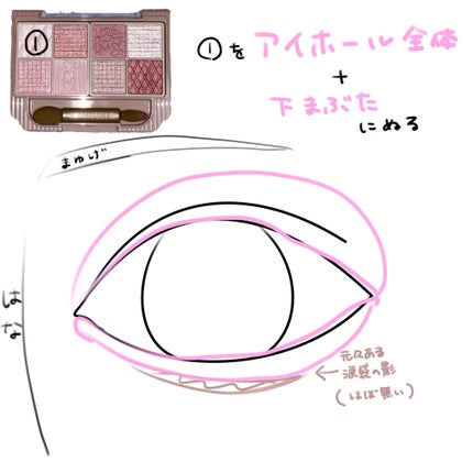 &.アイブロウペンシル丸芯 モーヴブラウン/DAISO/アイブロウペンシルを使ったクチコミ(2枚目)