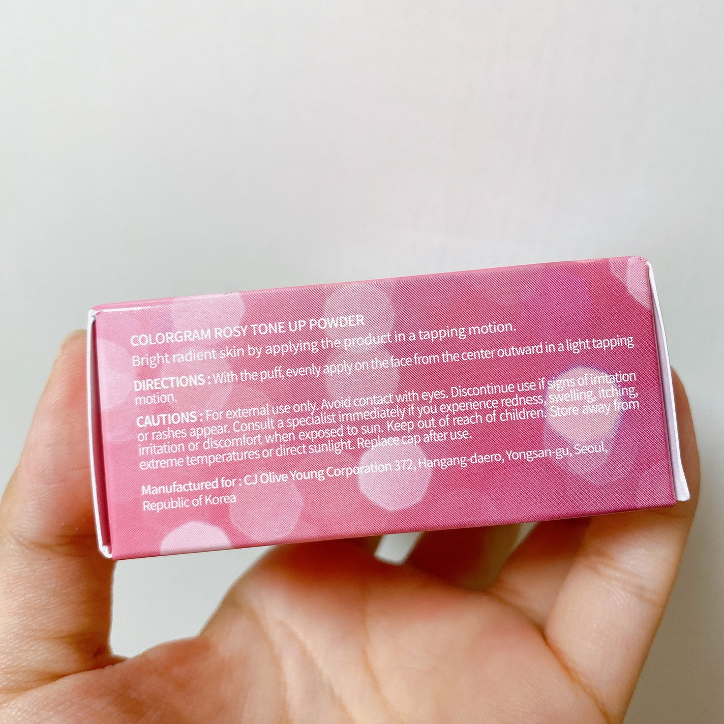 ロージートーンアップパウダー/Colorgram/ルースパウダーを使ったクチコミ(9枚目)