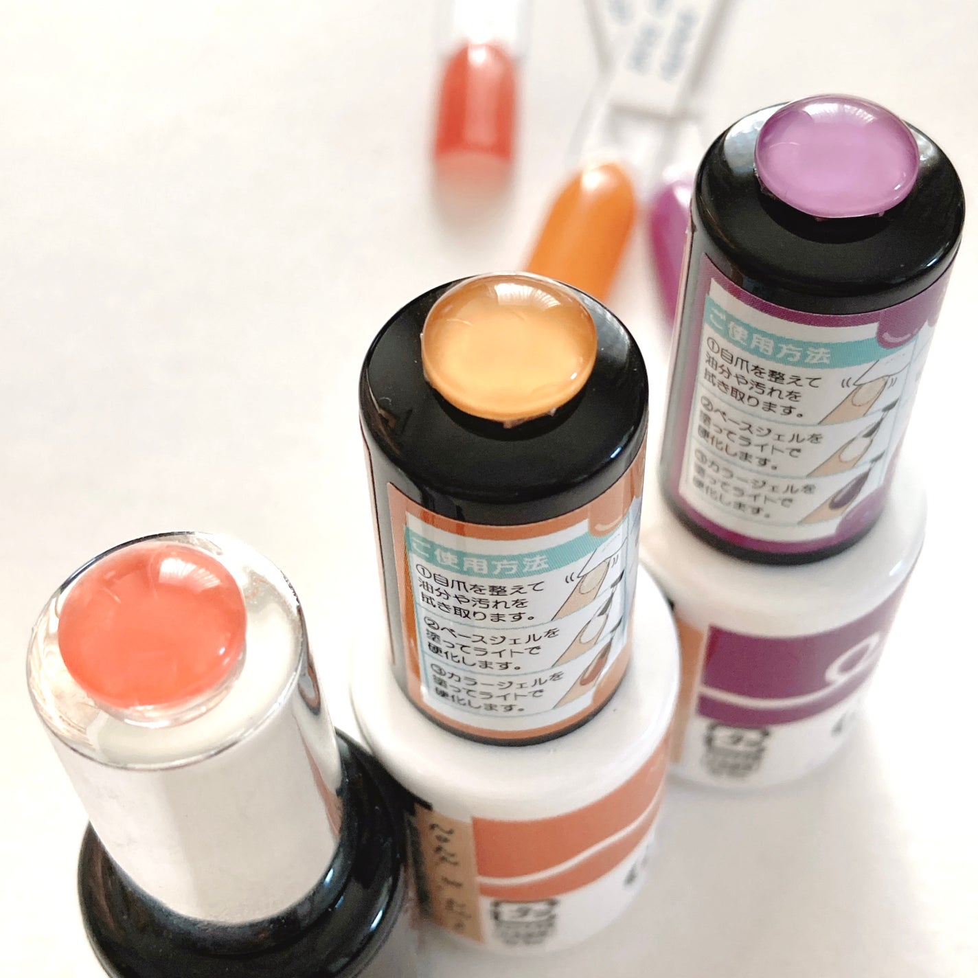 ジェルネイル(ライト対応)/セリア/ジェルネイルを使ったクチコミ(7枚目)