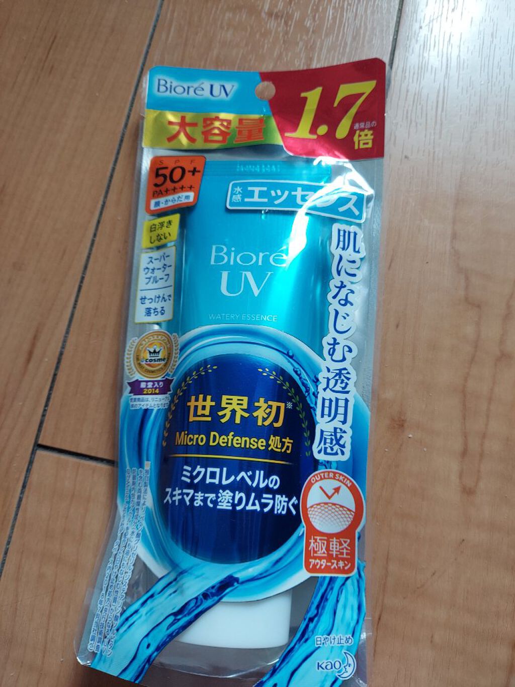 ビオレUV アクアリッチウォータリージェル /ビオレ/日焼け止め・UVケアを使ったクチコミ（1枚目）