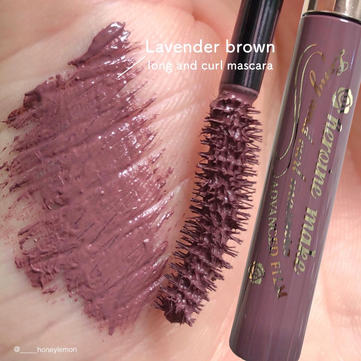 ロング＆カールマスカラ アドバンストフィルム 53 ラベンダーブラウン/ヒロインメイク/マスカラを使ったクチコミ（1枚目）