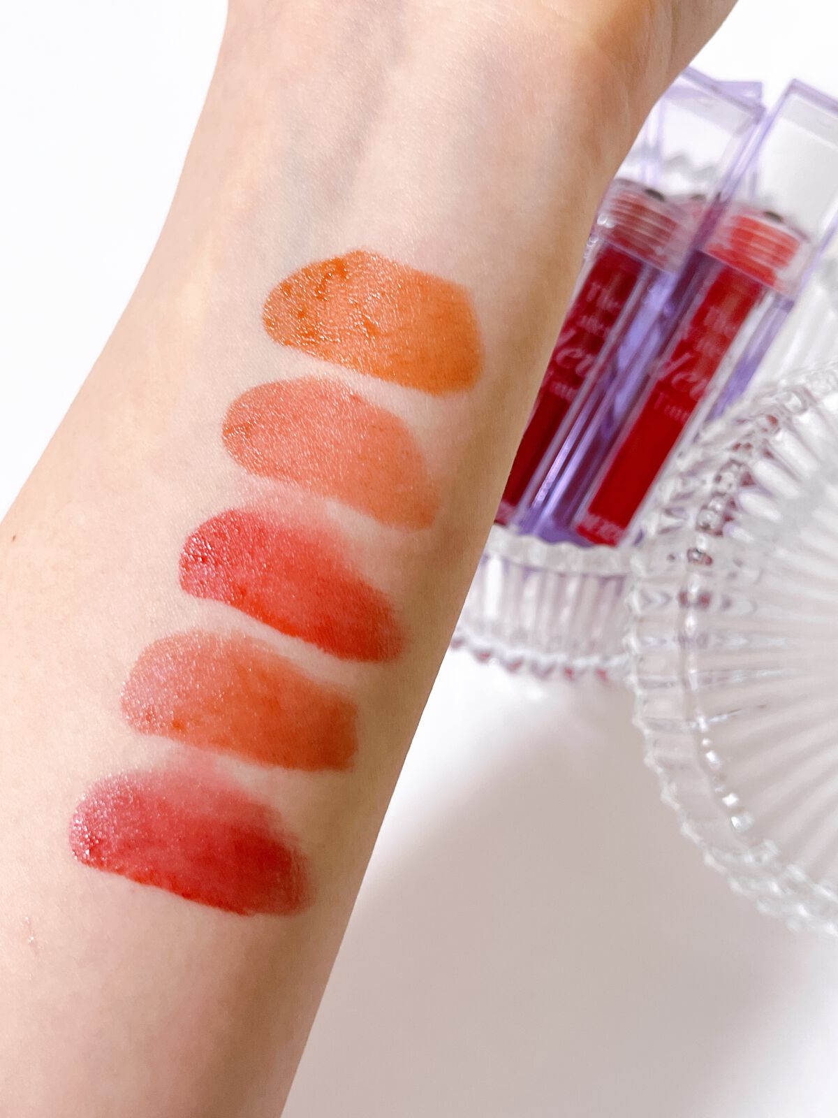 ザ ウォータリーデューティント/MERZY/リップティントを使ったクチコミ（3枚目）