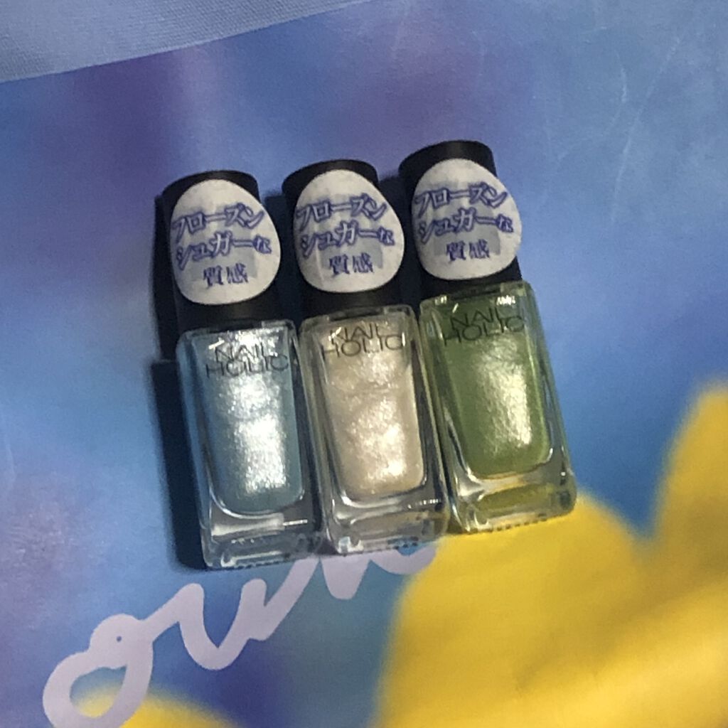 ネイルホリック フローズンシュガー BL961/ネイルホリック/マニキュアを使ったクチコミ（1枚目）