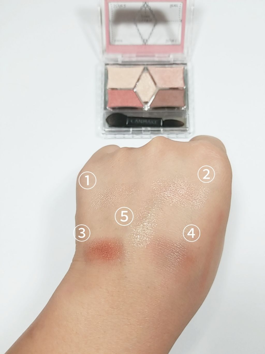 【旧品】パーフェクトスタイリストアイズ/キャンメイク/アイシャドウパレットを使ったクチコミ(4枚目)