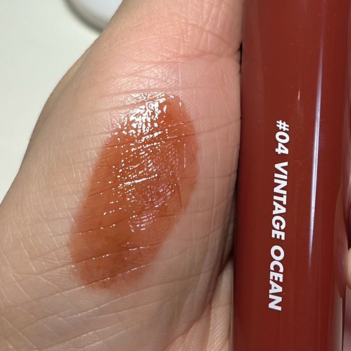 グラスティングウォーターティント/rom&nd/リップティントを使ったクチコミ（2枚目）