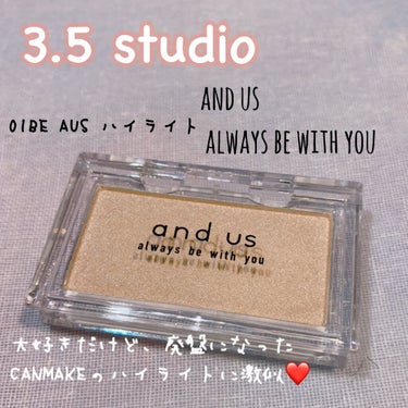 and us AUSハイライトのクチコミ「✼••┈┈••✼••┈┈••✼••┈┈••✼••┈┈••✼
3.5studio and us .....」（1枚目）