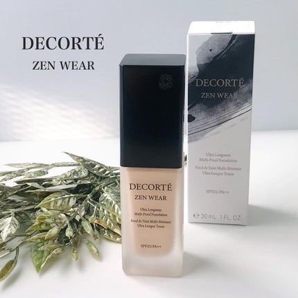 ゼン ウェア フルイド/DECORTÉ/リキッドファンデーションを使ったクチコミ(1枚目)