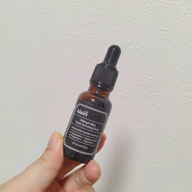 ミッドナイトブルーユースアクティベーティングドロップ(20ml)/Klairs/美容液を使ったクチコミ（3枚目）