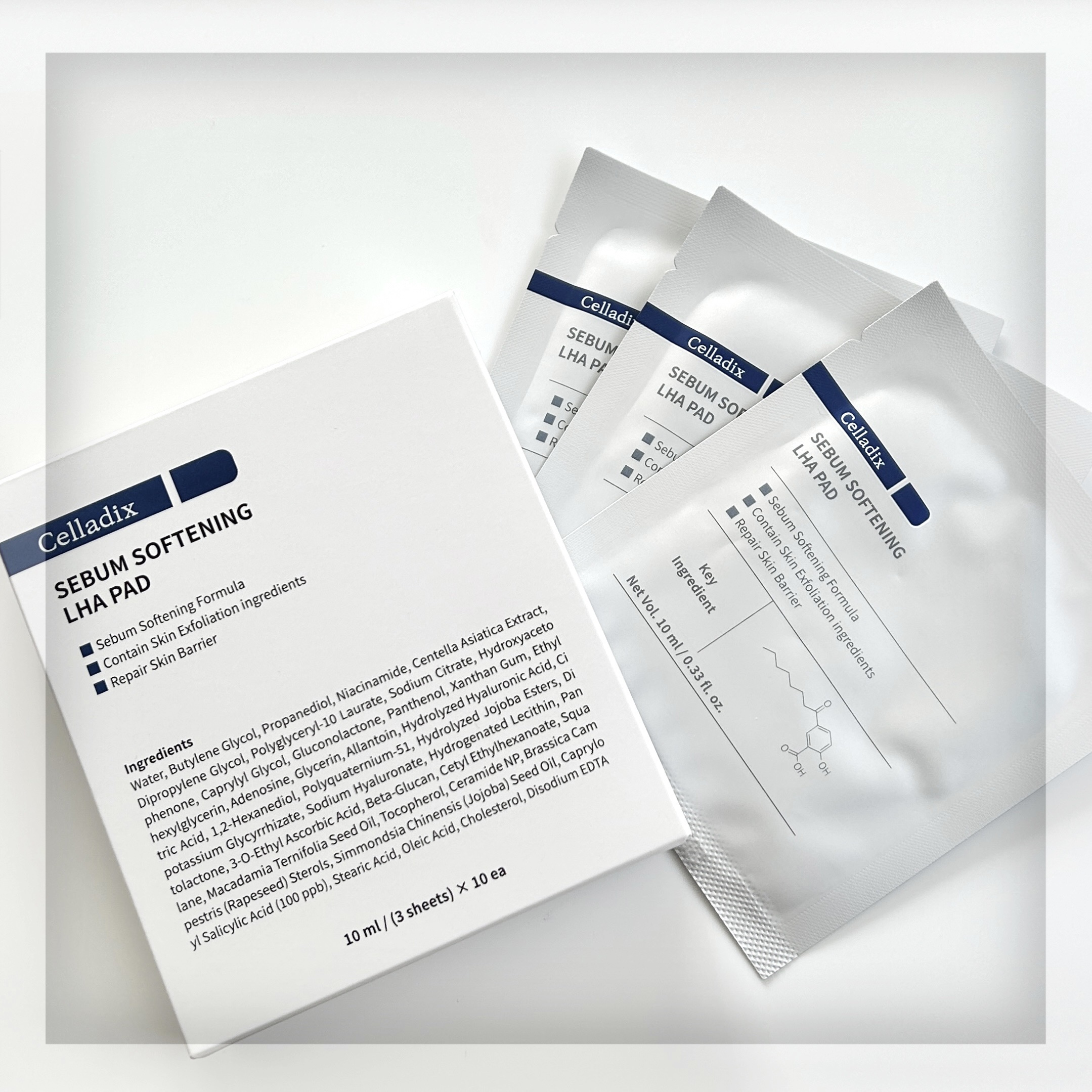 セバムソフトニング131LHAピーリングパッド/Celladix/トナーパッドを使ったクチコミ（1枚目）