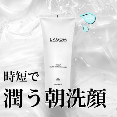 ラゴム ジェルトゥウォーター クレンザー(朝用洗顔)/LAGOM /洗顔フォームを使ったクチコミ（1枚目）