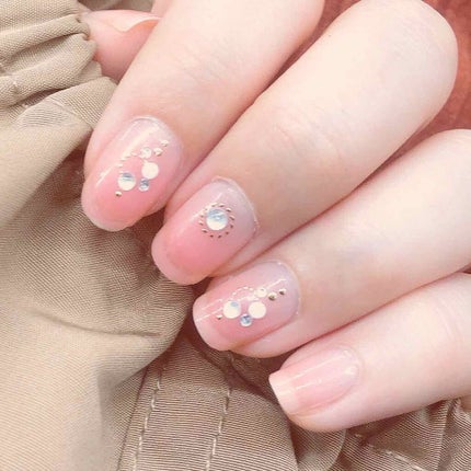 いちすけ on LIPS 「チークネイルのシール(♡´꒳`*)爪の長さが足りなかったのかチ..」(1枚目)