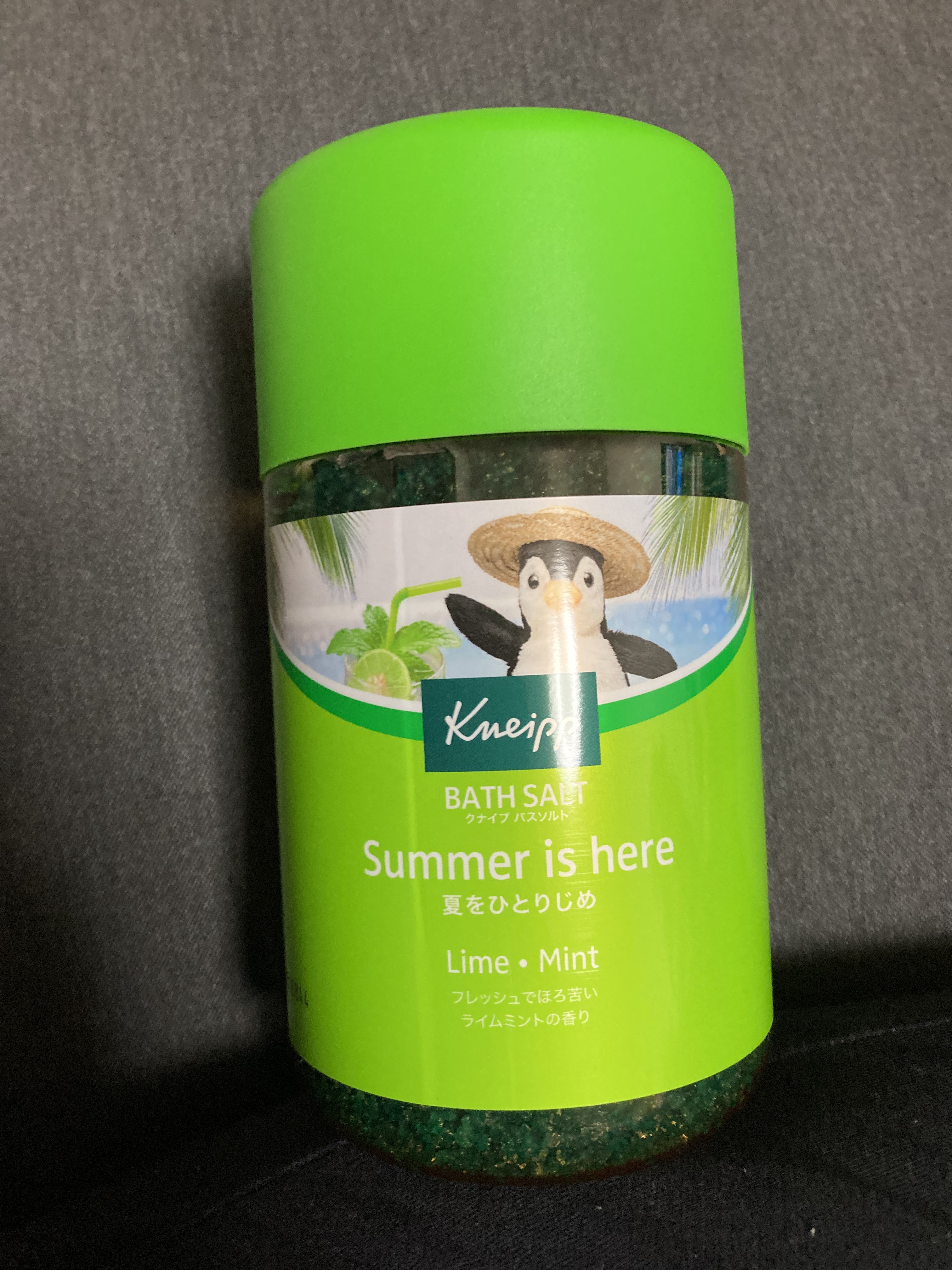 クナイプ バスソルト ライムミントの香り 850g/クナイプ/無機塩系入浴剤を使ったクチコミ（1枚目）