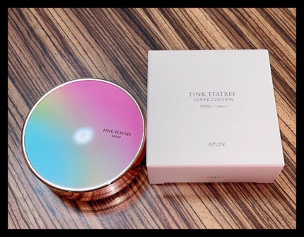 ピンクティーツリーカバークッション/APLIN/クッションファンデーションを使ったクチコミ(1枚目)