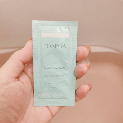 ブライトクレイペースト/POAPOA/洗顔フォームを使ったクチコミ(1枚目)