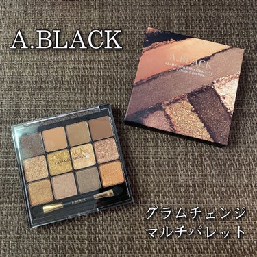 グラムチェンジマルチパレット/A.BLACK/パウダーアイシャドウを使ったクチコミ（1枚目）