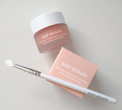 ユニコーングッドナイトリップマスク ローズヒップ&コラーゲン/SELF BEAUTY/リップマスクを使ったクチコミ(1枚目)