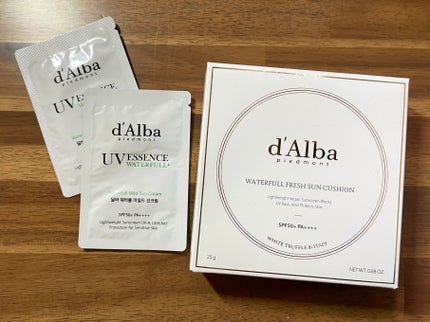 ウォータフルフレッシュサンクッション/ダルバ/日焼け止めローションを使ったクチコミ(1枚目)