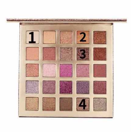 プロ ダズリング アイパレット グリッツ シャワー/CLIO/アイシャドウパレットを使ったクチコミ(3枚目)