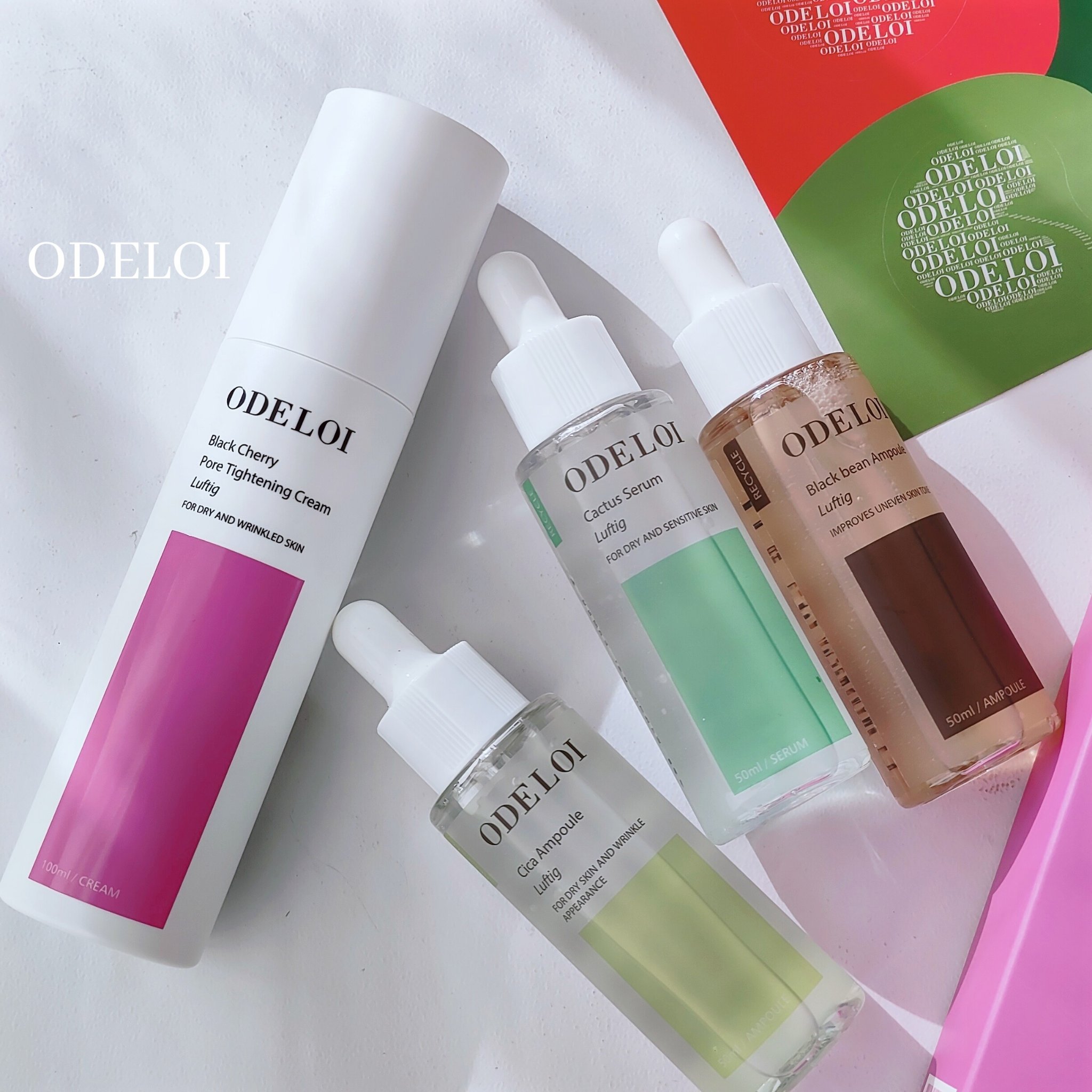 ODELOI 美顔器＋ブラックチェリー毛穴収縮クリーム２本付き Amazon | ODELOI(オドロイ) ブラックチェリー 毛穴収縮クリーム