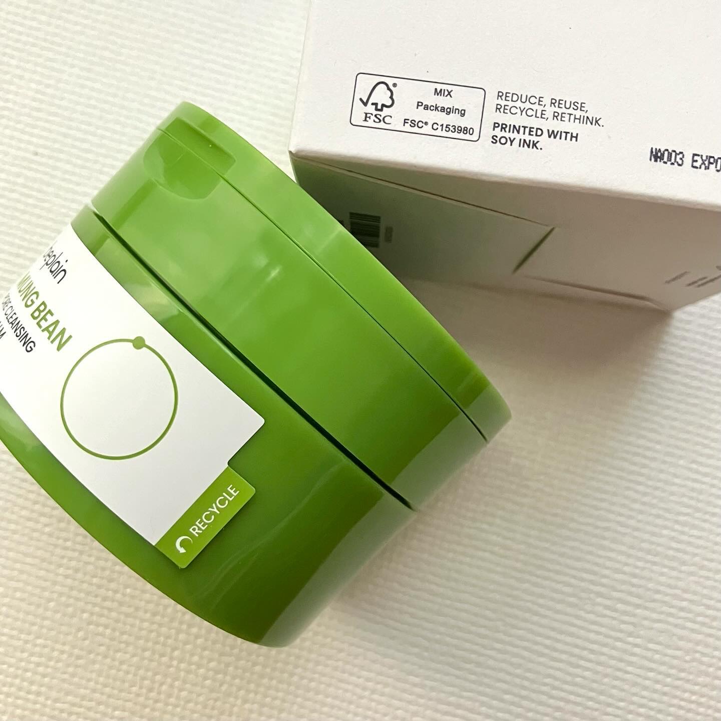 緑豆毛穴クレンジングミルクバーム/beplain/クレンジングバームを使ったクチコミ（3枚目）