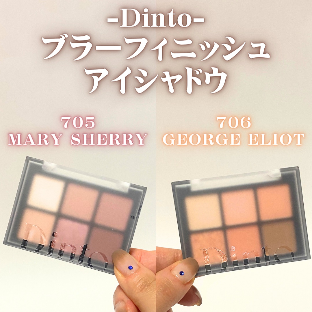 ブラーフィニシュシャドウパレット/Dinto/アイシャドウパレットを使ったクチコミ（2枚目）