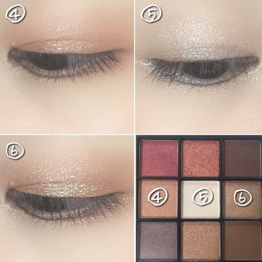 UR GLAM　BLOOMING EYE COLOR PALETTE/U R GLAM/アイシャドウパレットを使ったクチコミ（6枚目）