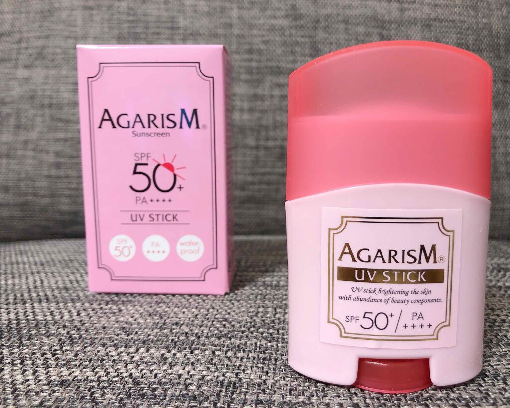 トーンアップUVスティック/AGARISM/日焼け止めスティックを使ったクチコミ（1枚目）