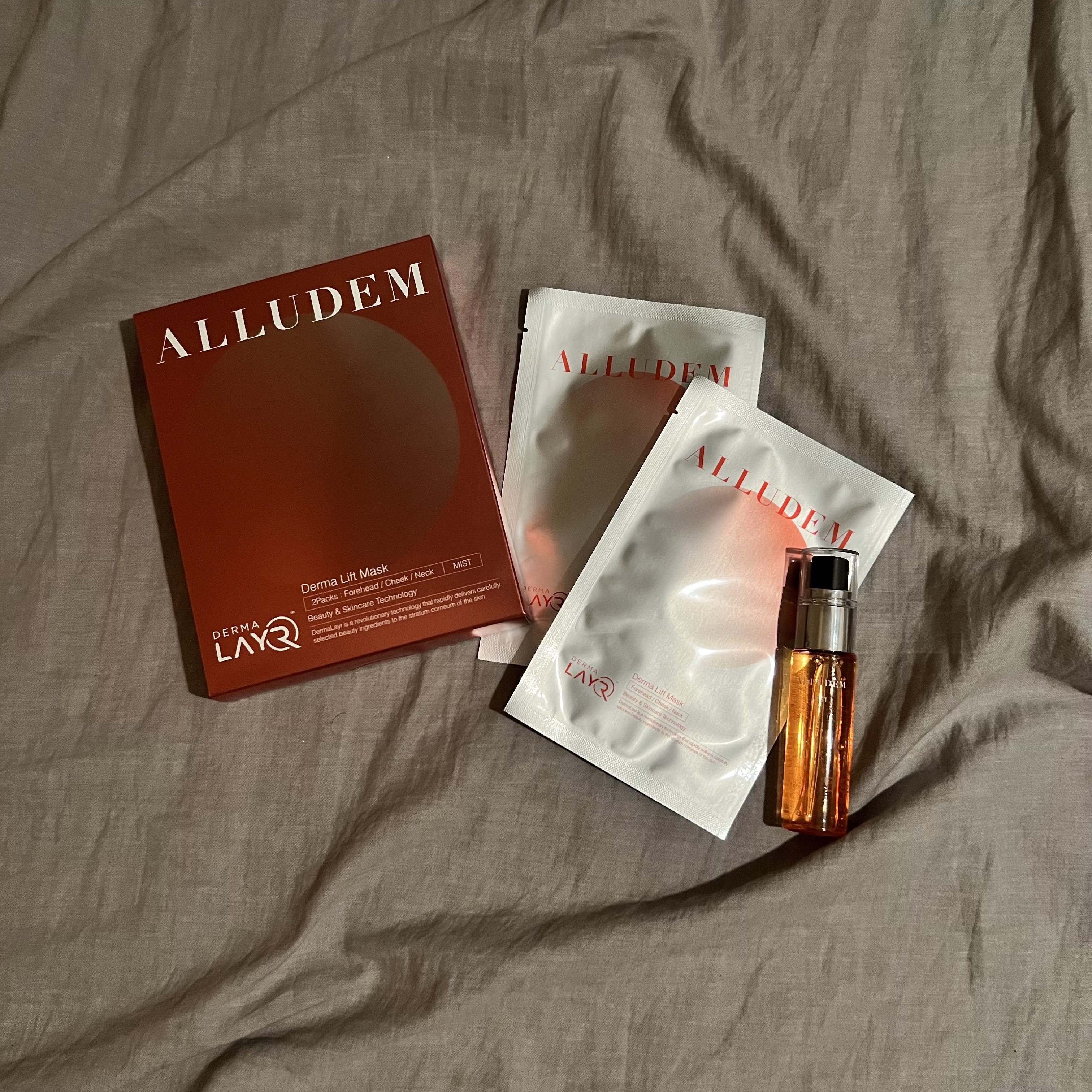 Derma Lift Mask/ALLUDEM/スキンケアキットを使ったクチコミ（1枚目）