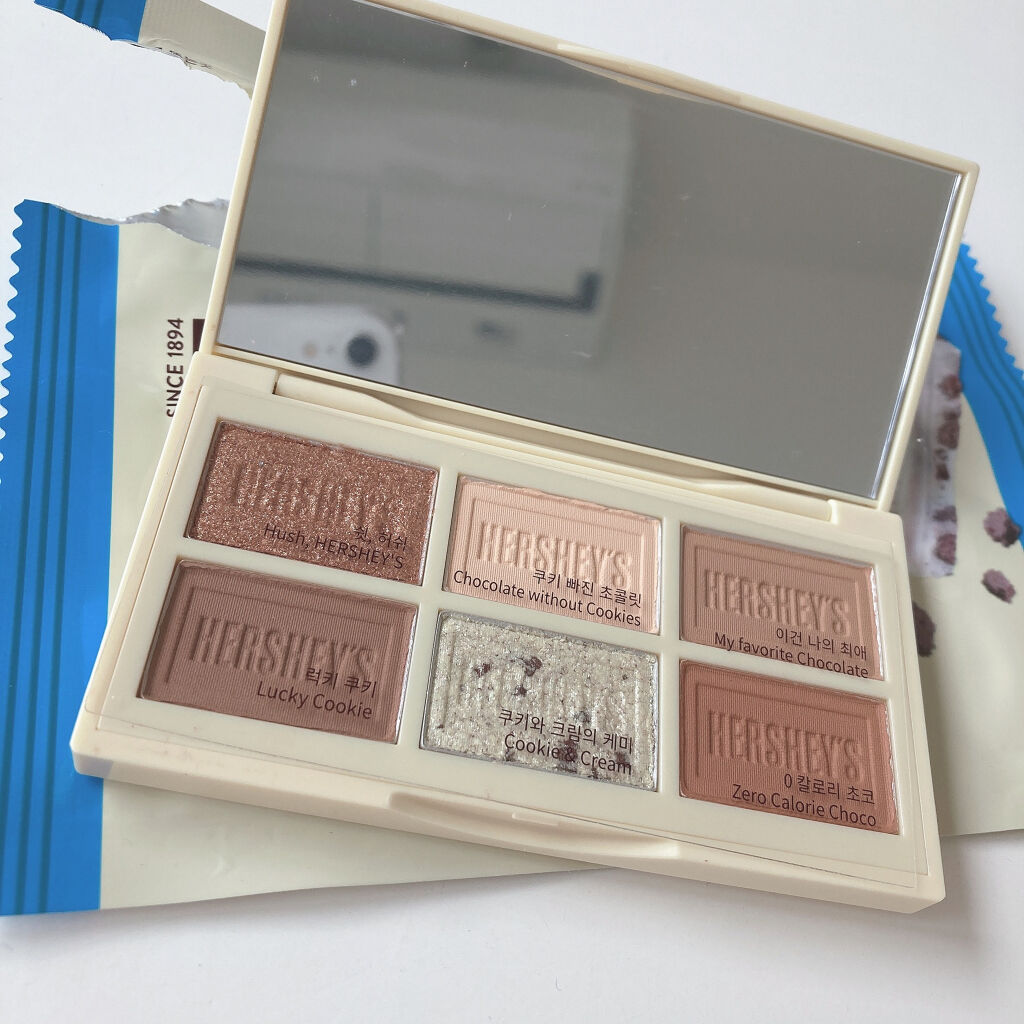 ハーシー プレイカラーアイズミニ/ETUDE/アイシャドウパレットを使ったクチコミ（2枚目）