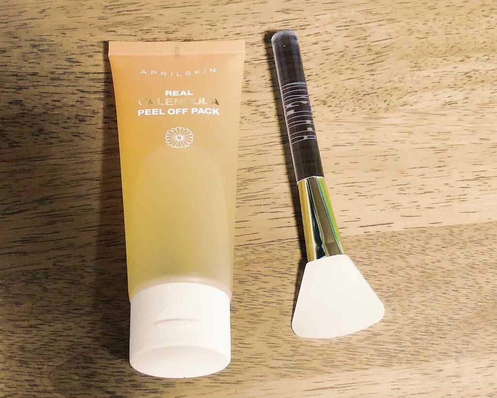 リアルカレンデュラピールオフパック/APRILSKIN/ピーリングを使ったクチコミ（1枚目）