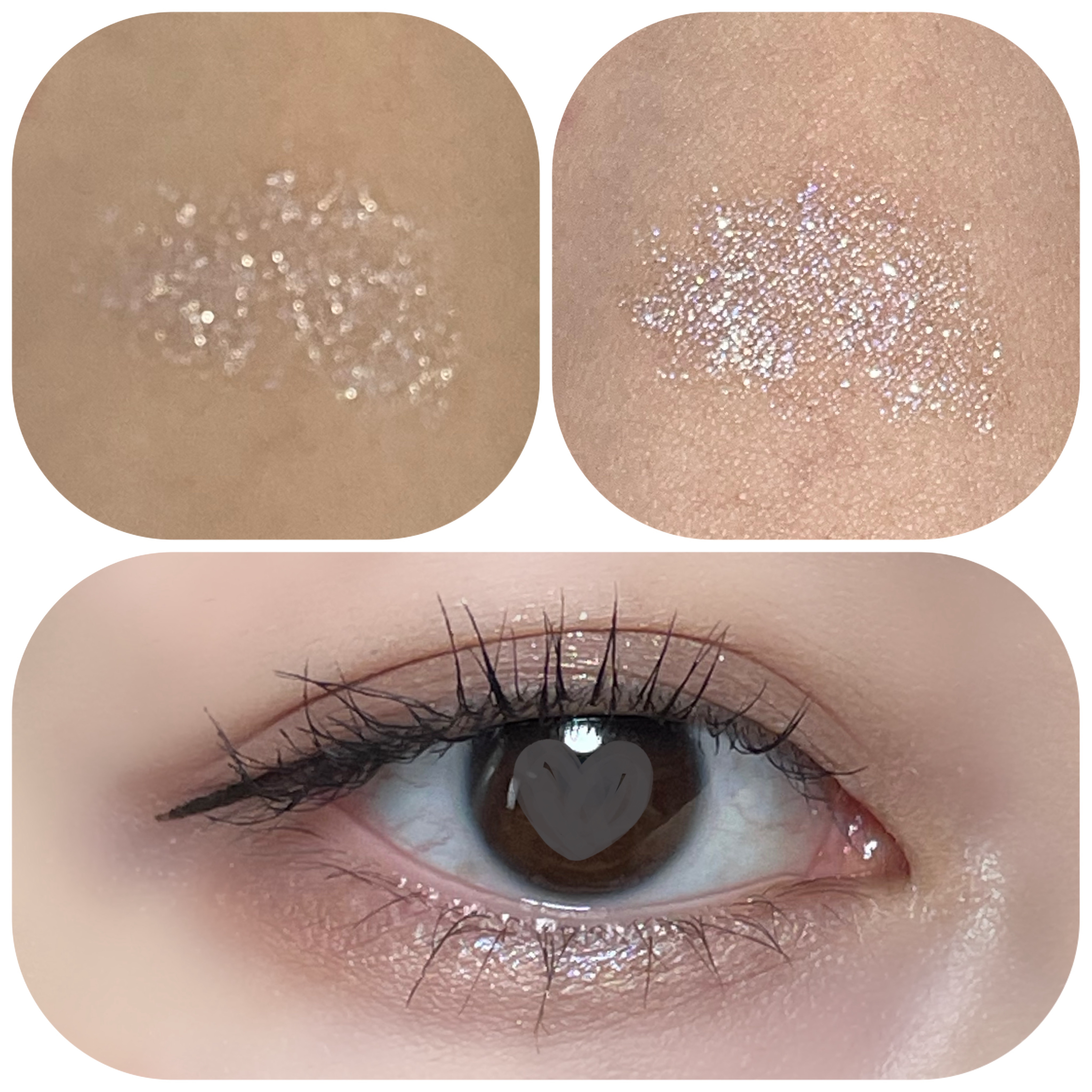 プライムリキッドアイライナー リッチジュエル 10 コールドムーン/ヒロインメイク/リキッドアイライナーを使ったクチコミ（3枚目）