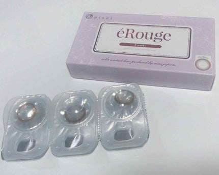 éRouge エルージュ 2weeksのクチコミ「⚠️3枚目に目の写真があります。アイテープをしてるのでアイテープが見えてます。⚠️
さっ.....」(1枚目)