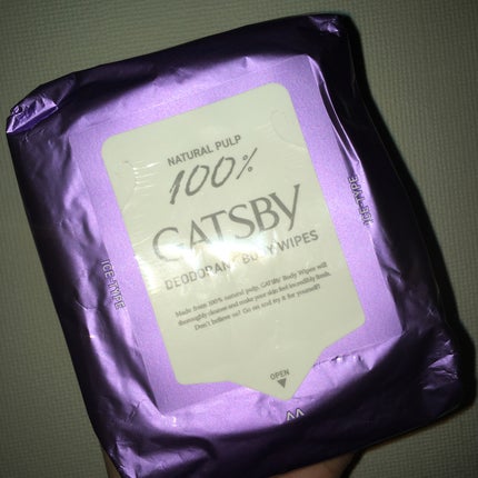 アイスデオドラントボディペーパー アイスフルーティ/ギャツビー/ボディシートを使ったクチコミ(1枚目)