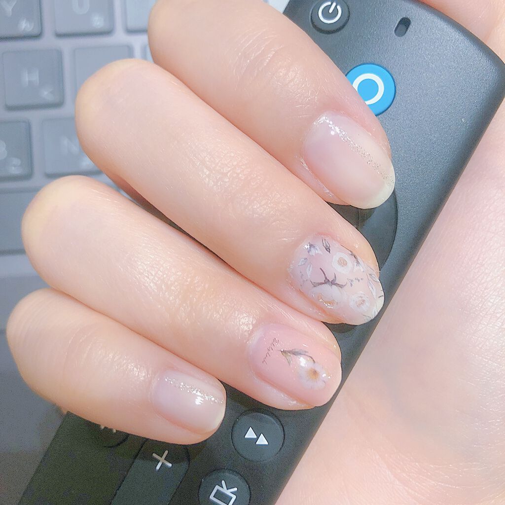 グロッシーコート ミルクコート【旧】/スキューズミー/オールインワンネイルを使ったクチコミ（1枚目）