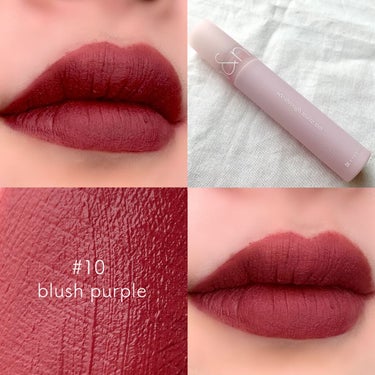 シースルーマットティント 韓服エディション #10 blush purple/rom&nd/口紅を使ったクチコミ（3枚目）