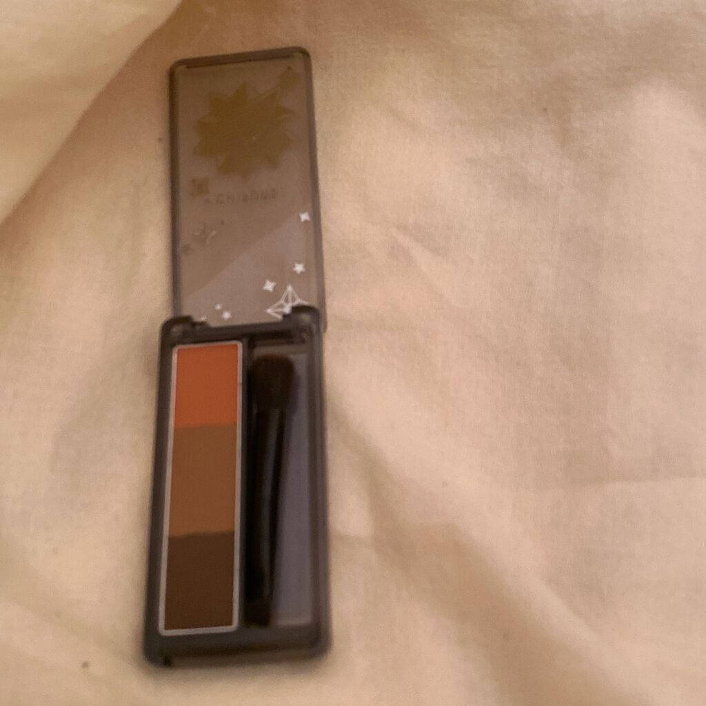 アイブロー パウダー OR10 テラコッタ/ちふれ/パウダーアイブロウを使ったクチコミ（2枚目）