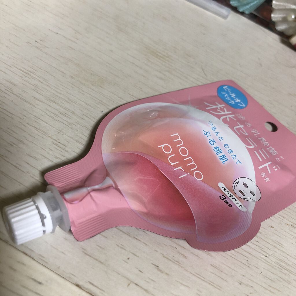 ももぷり フレッシュピールオフパック/ももぷり/ピーリングを使ったクチコミ（2枚目）