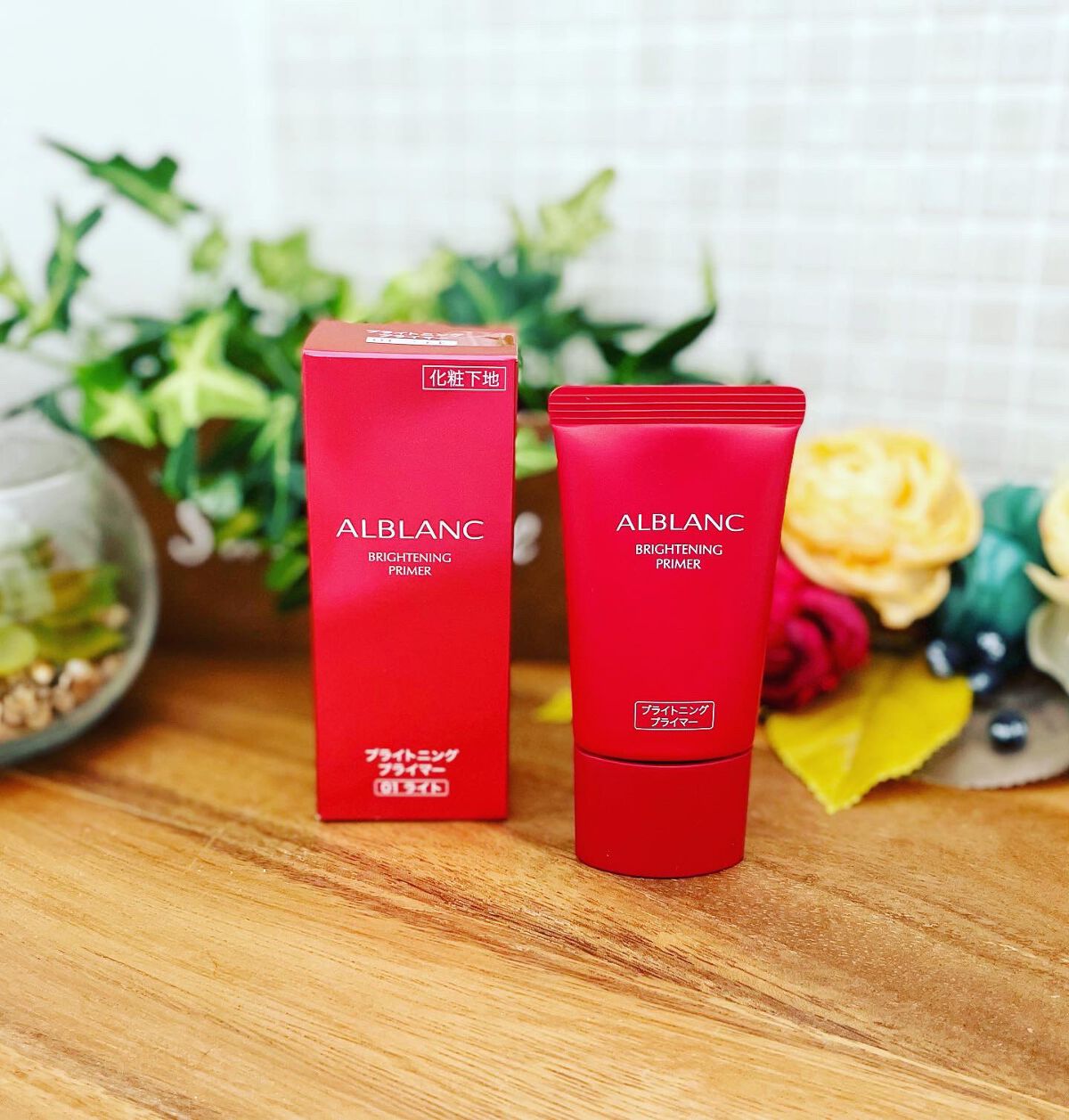 ブライトニングプライマー/ALBLANC/化粧下地を使ったクチコミ(1枚目)