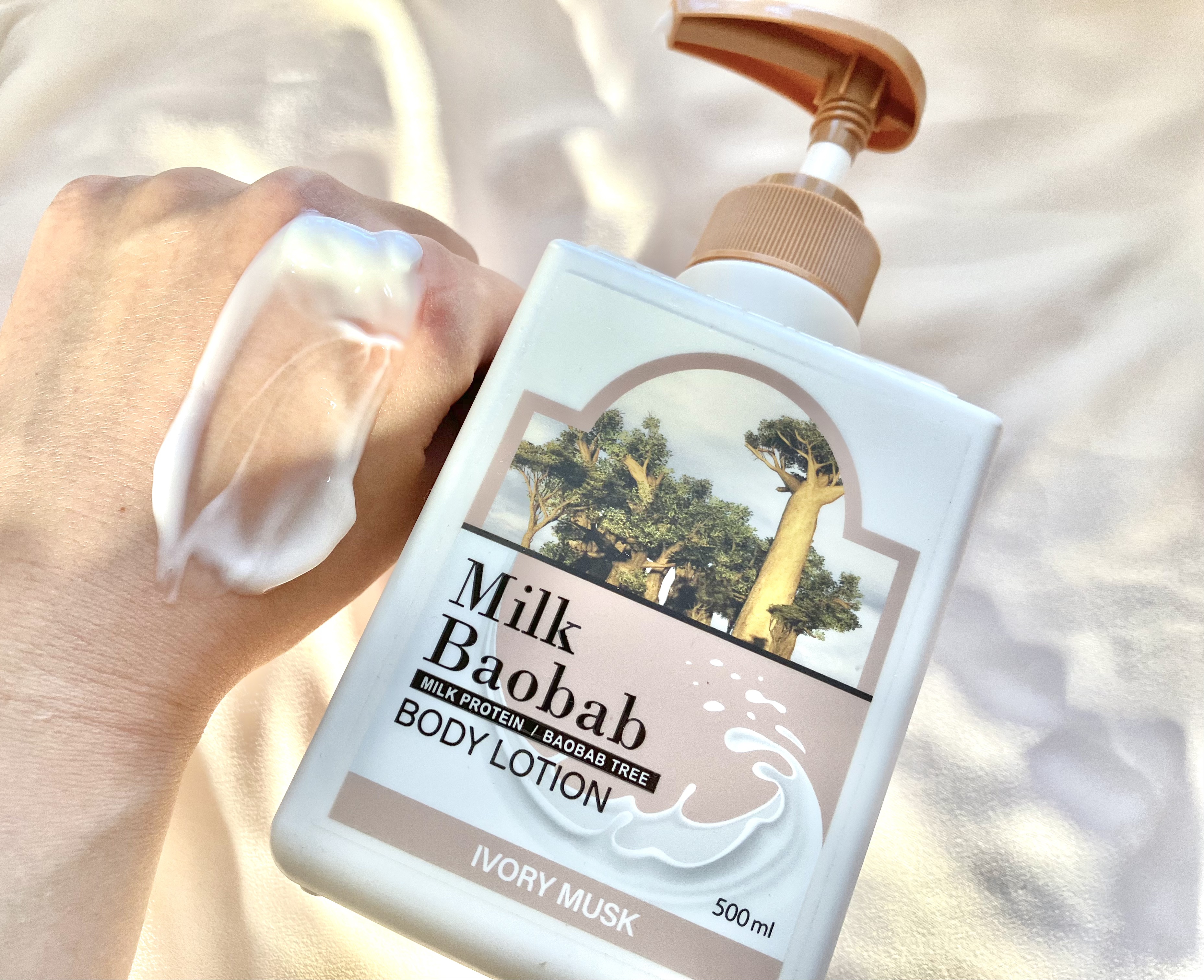 ボディウォッシュ アイボリームスク/ミルクバオバブ/ボディソープを使ったクチコミ（2枚目）