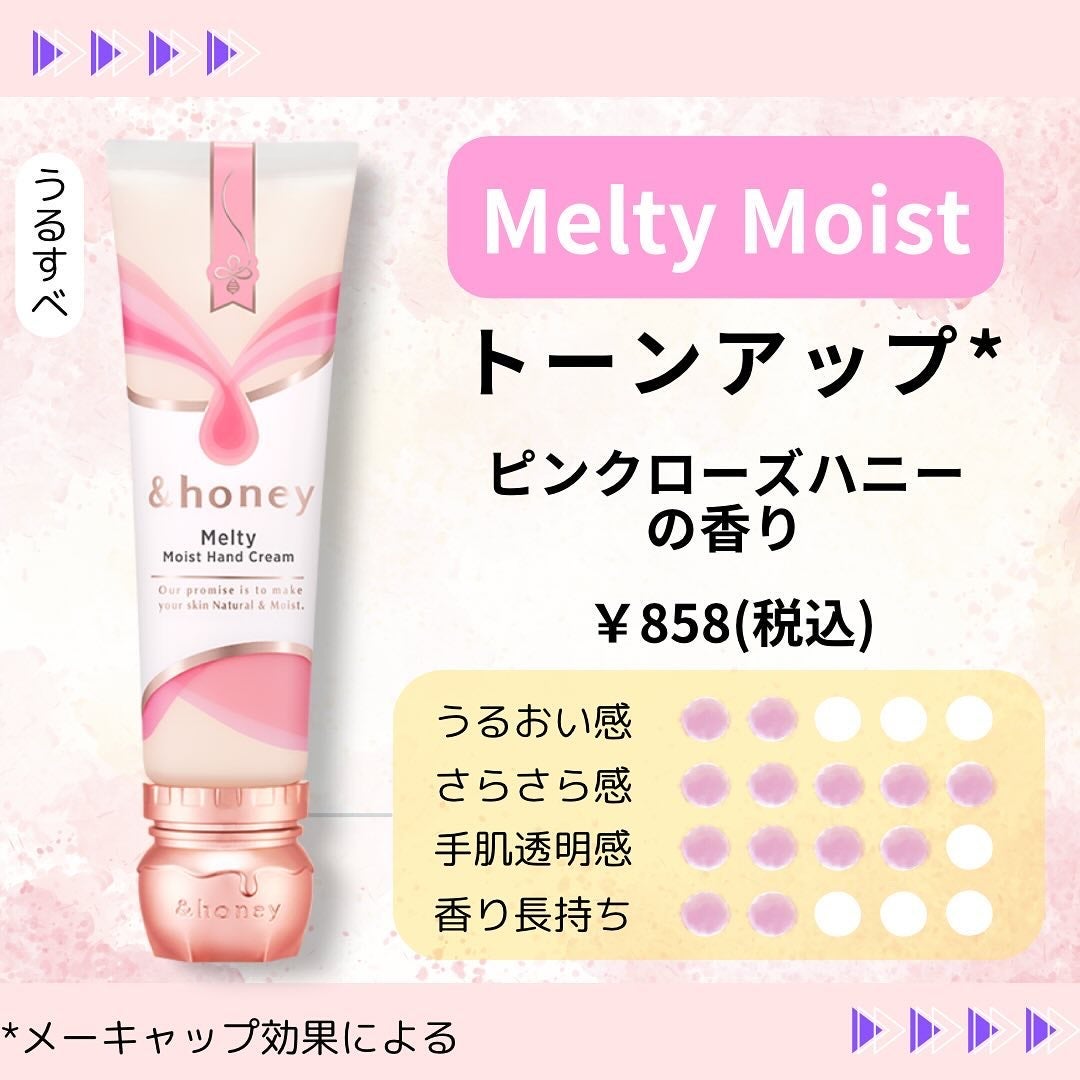 アンドハニー メルティモイスト ハンドクリーム/&honey/ハンドクリームを使ったクチコミ(3枚目)