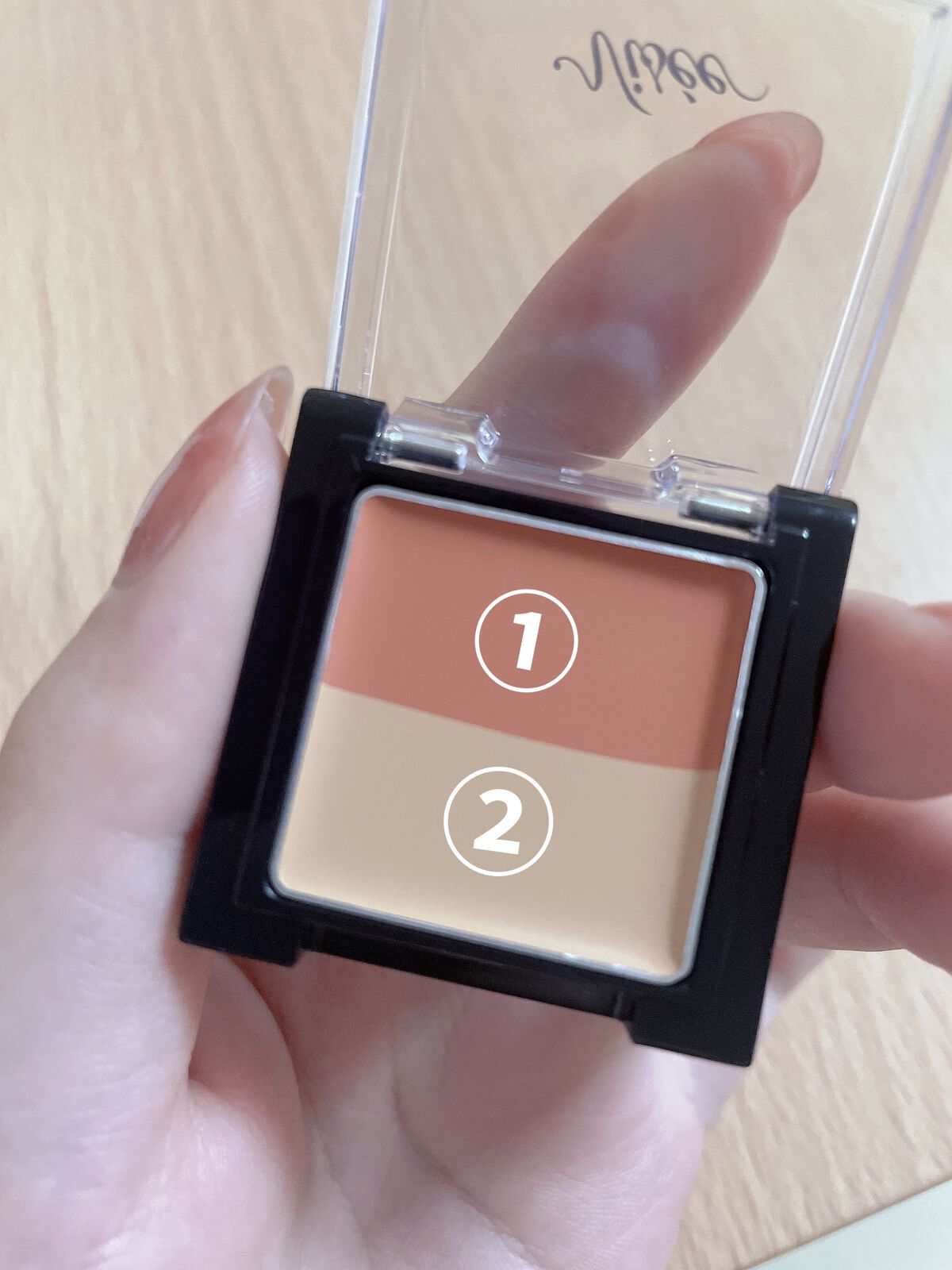 リシェ レッドトリック アイコンシーラー/Visée/パレットコンシーラーを使ったクチコミ（2枚目）