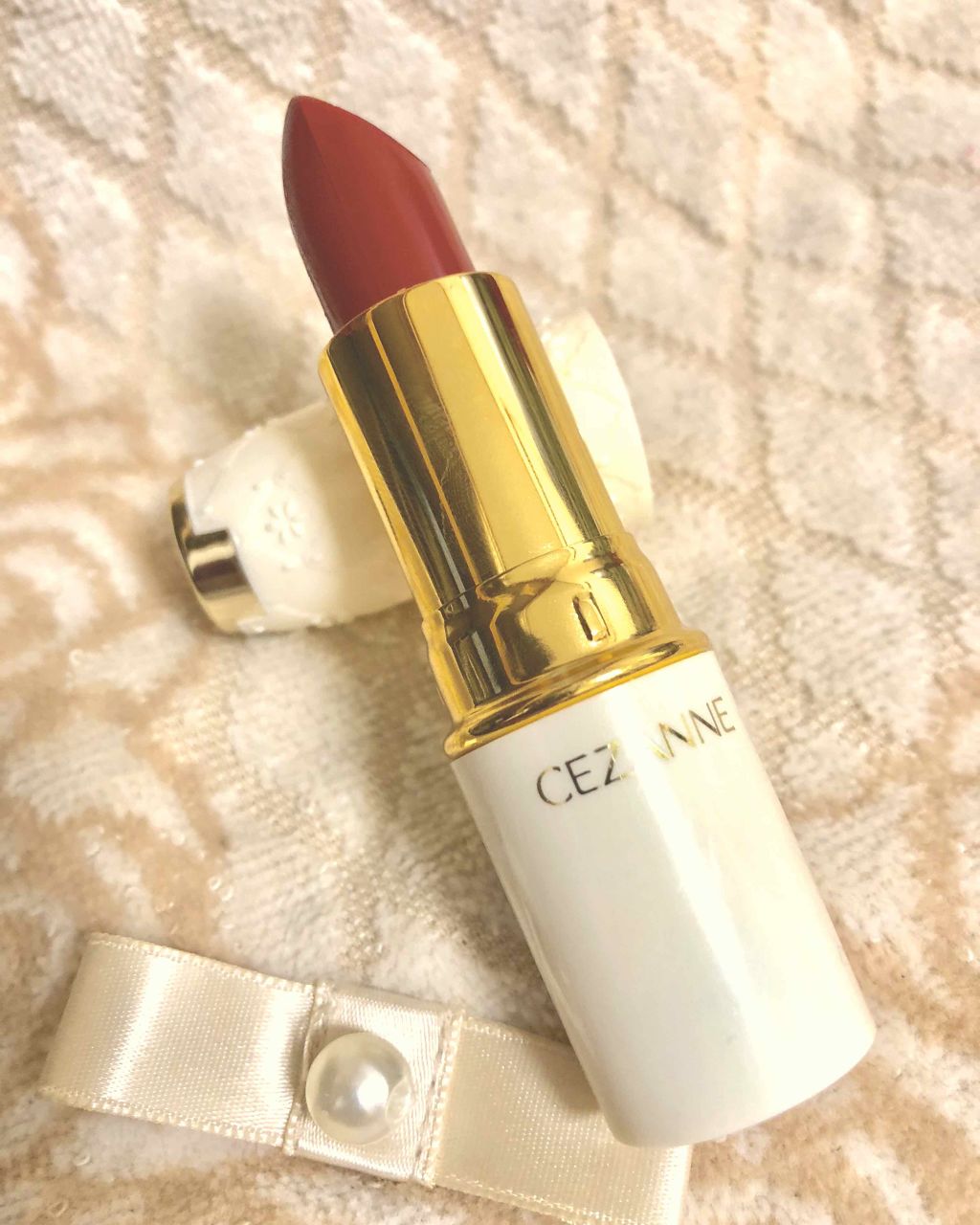 ラスティング リップカラーN/CEZANNE/口紅を使ったクチコミ（1枚目）