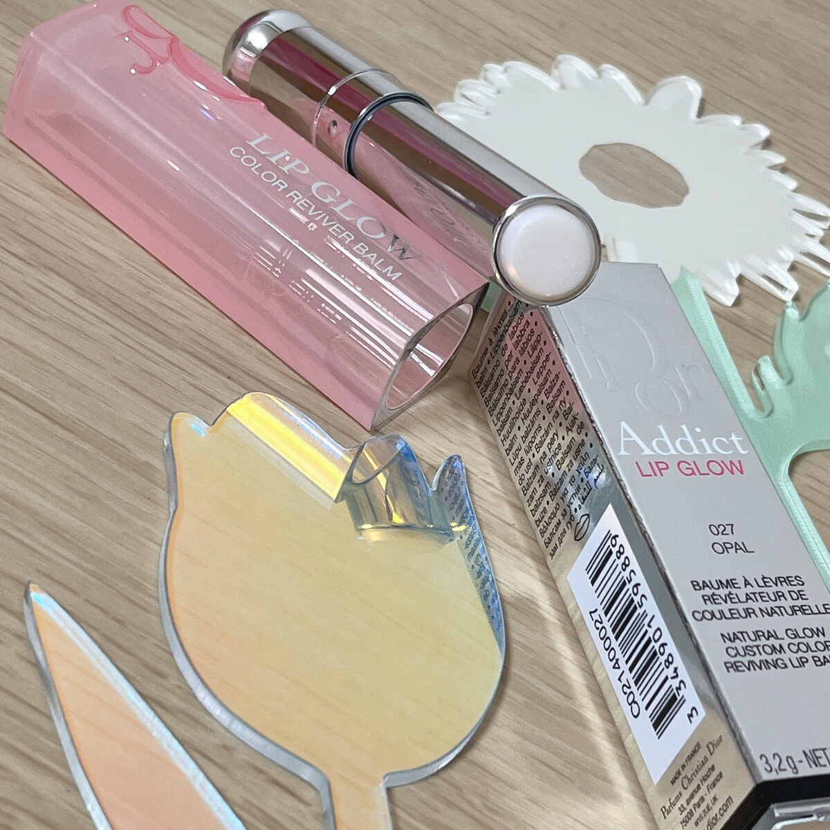 ディオール アディクト リップ グロウ 027 オパール (スプリング コレクション2022数量限定色)（生産終了）/Dior/リップバームを使ったクチコミ（1枚目）